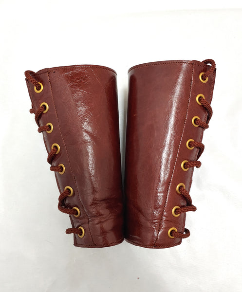 SAMPLE SALE - Chestnut Brown Gauntlets