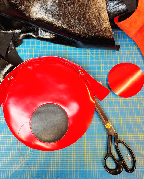 Small Polkadot Handbag Red/Black