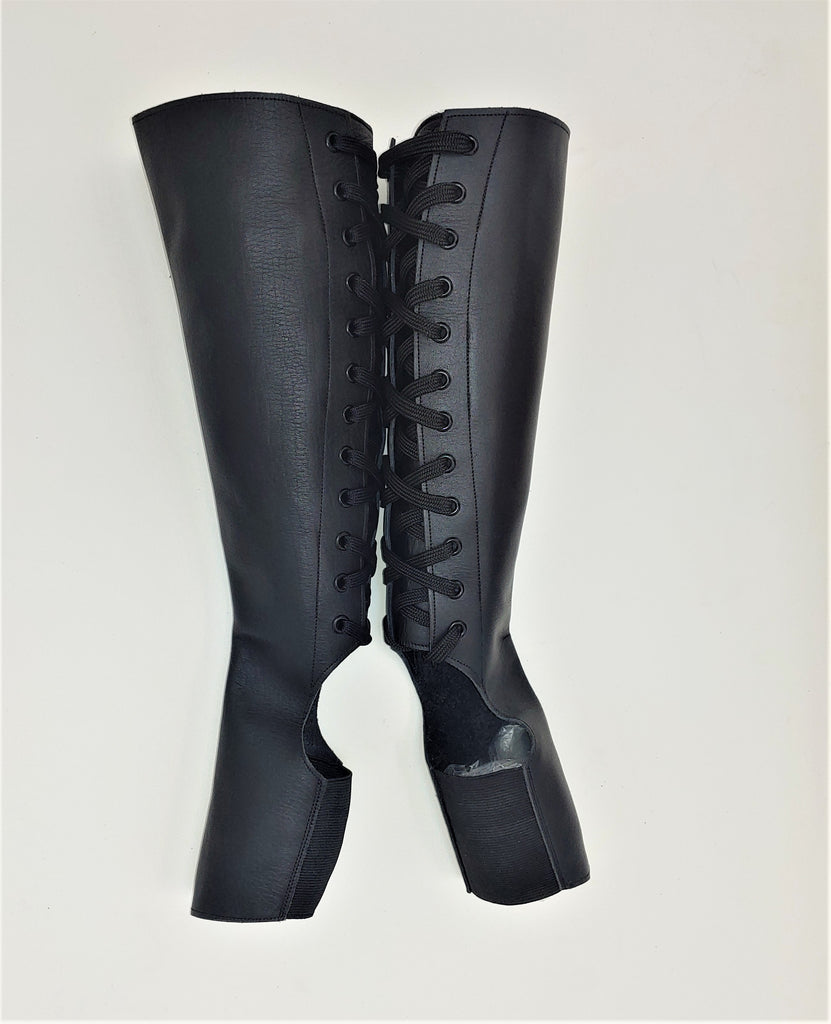 Black leather boots outlet size 3